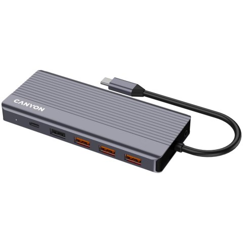 CANYON HUB DS-16 13 w 1 4k USB-C Szary
