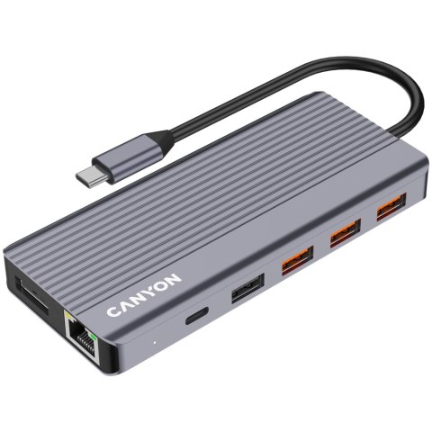 CANYON HUB DS-16 13 w 1 4k USB-C Szary