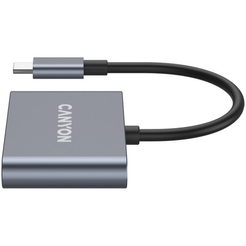 CANYON HUB DS-3 3 w 1 USB-C Ciemnoszary