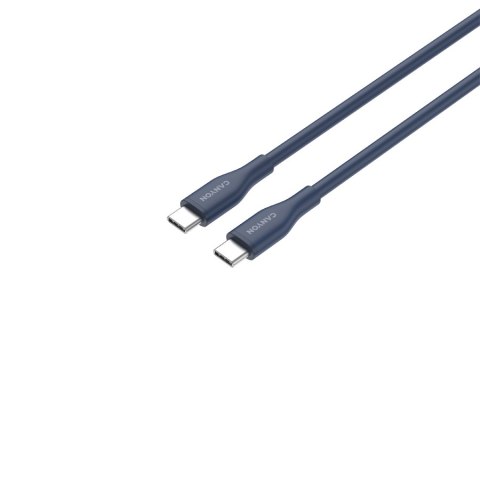 CANYON Kabel CC60SC10 C-C 60W 1m Silikonowy Granatowy