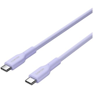 CANYON Kabel OnWire 60CL C-C 60W w oplocie 1m Fioletowy