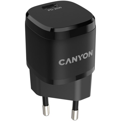 CANYON Ładowarka H-20-05 PD 20W USB-C Czarna