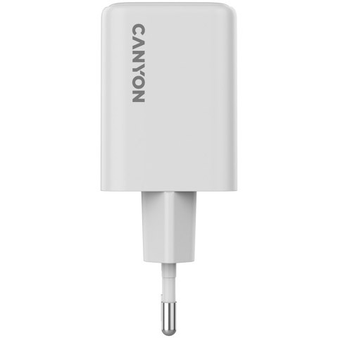 CANYON Ładowarka sieciowa CU45CC GaN 45W 2xPD EU Biała