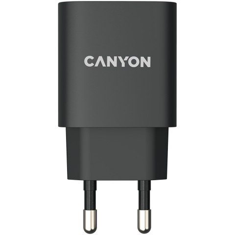 CANYON Ładowarka sieciowa H-20-02 PD 20W USB-C Czarna