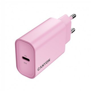 CANYON Ładowarka sieciowa OnCharge 30CL 30W 1xPD EU Różowa