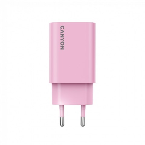 CANYON Ładowarka sieciowa OnCharge 30CL 30W 1xPD EU Różowa