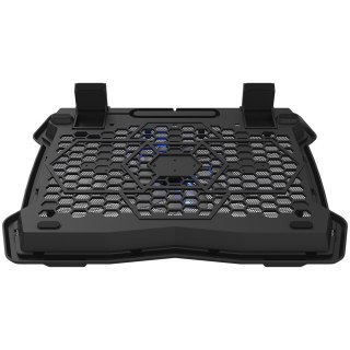 CANYON Podstawka chłodząca NS02 Wentylator 2USB LED Czarna