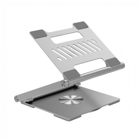 CANYON Podstawka pod laptop z hubem HDMI 2xUSB RJ45 PD srebrna