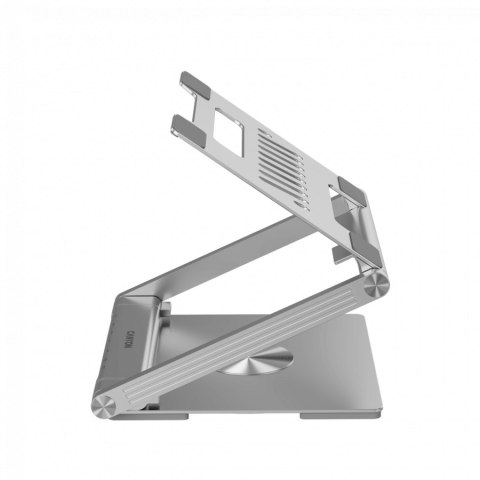 CANYON Podstawka pod laptop z hubem HDMI 2xUSB RJ45 PD srebrna