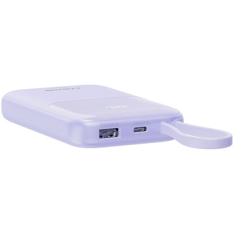 CANYON Power Bank OnPower 101 z kablem 10000 mAh PD22.5W Fiolet