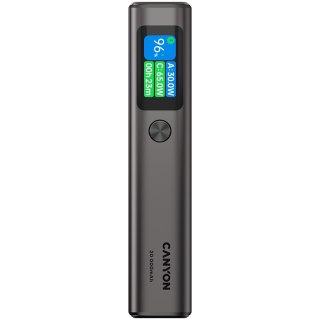 CANYON Powerbank OnPower 230 TFT 20000 mAh PD130W Grafitowy