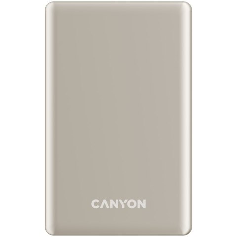 CANYON Powerbank OnPower 505 slim Magsafe 5000 mAh PD20W Beżowy