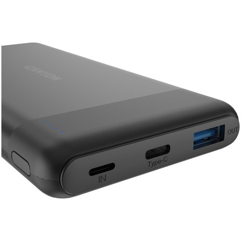CANYON Powerbank PB-109 10000 mAh PD 18W QC 3.0 20W Czarny