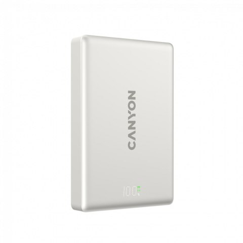 CANYON Powerbank OnPower 511 Magnet. PD 20W 10000mAh Beżowy