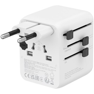 CANYON Adapter Podróżny OnTour 20W EU/UK/US/AUS Biały