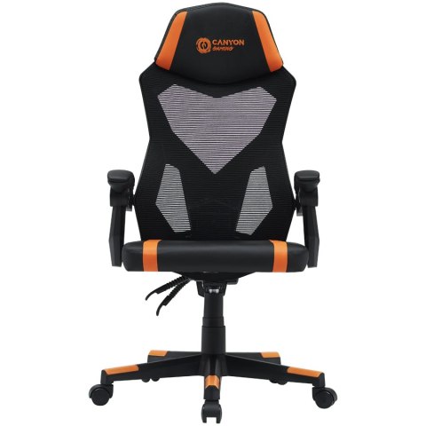 CANYON Fotel Gamingowy Flow MCH01 Mesh Pomarańczowy