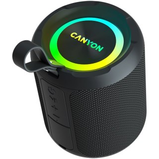 CANYON Głośnik Bluetooth OnMove 11 IPX6 TWS 20W EQ RGB Czarny