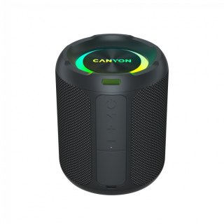 CANYON Głośnik Bluetooth OnMove 11 IPX6 TWS 20W EQ RGB Czarny
