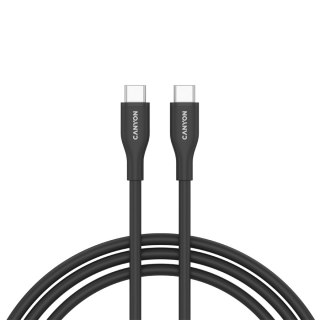 CANYON Kabel CC60SC10 C-C 60W 1m Silikonowy Czarny