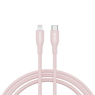 CANYON Kabel CLNM60 C-L 60W MFI 1m Silikonowy Różowy