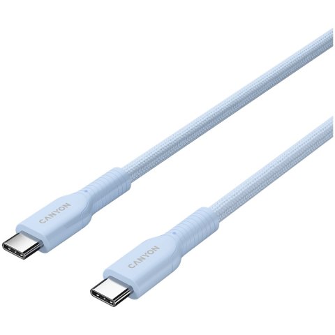 CANYON Kabel OnWire 60CL C-C 60W w oplocie 1m Niebieski