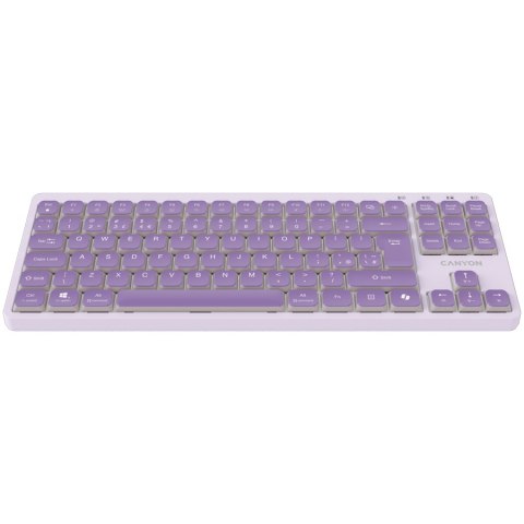 CANYON Keyboard OnType 10 Low Profile EN Wired Violet