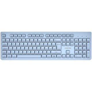 CANYON Klawiatura HKB-W01 UK/US AAA Bezprzewodowa Niebieska