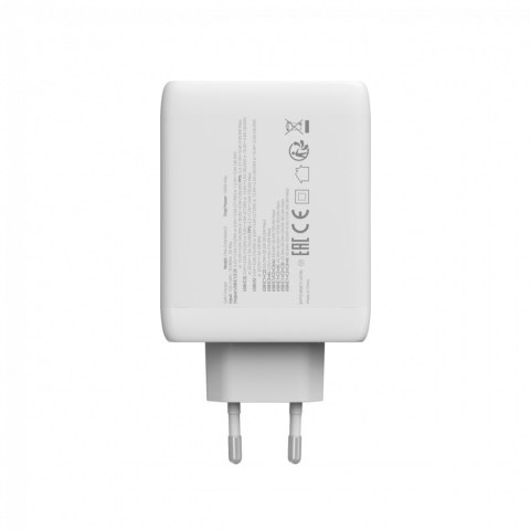 CANYON Ładowarka sieciowa CU100ACC GaN 100W 3xPD 1xQC EU Biała