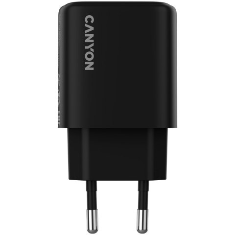 CANYON Ładowarka sieciowa OnCharge 250 25W 1xPD EU Czarna