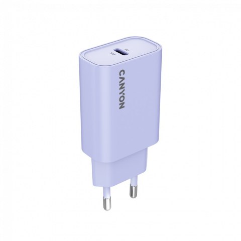 CANYON Ładowarka sieciowa OnCharge 30CL 30W 1xPD EU Fioletowa