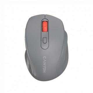 CANYON Mysz bezprzewodowa 6 przyc. 2.4GHz 1600 DPI ciemnoszara