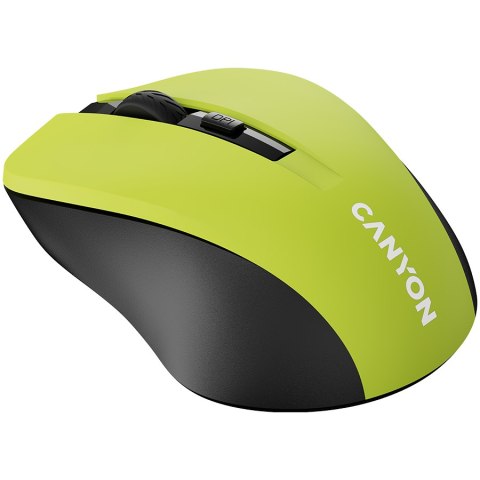 CANYON Mysz bezprzewodowa MW-1 Żółta