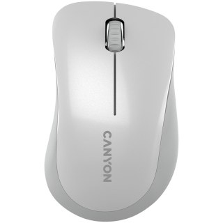 CANYON Mysz bezprzewodowa MW-11 Biało - Szara