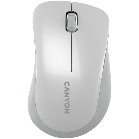 CANYON Mysz bezprzewodowa MW-11 Biało - Szara