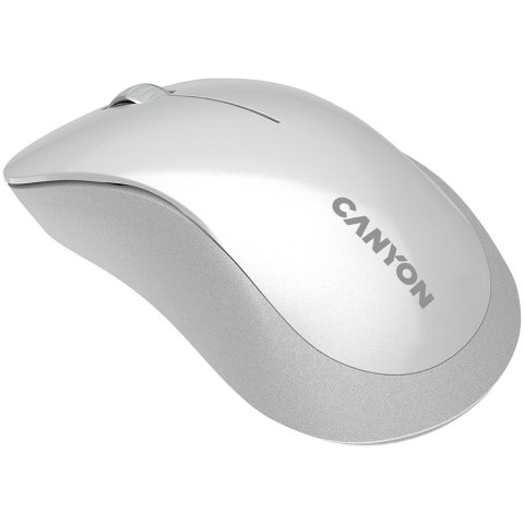 CANYON Mysz bezprzewodowa MW-11 Biało - Szara
