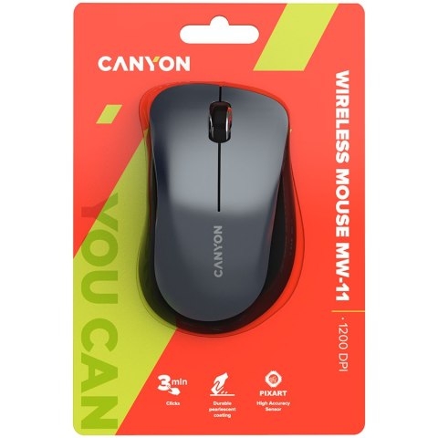 CANYON Mysz bezprzewodowa MW-11 Czarna