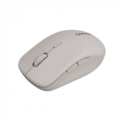 CANYON Mysz bezprzewodowa MW-12 Dwa Tryby Beżowa