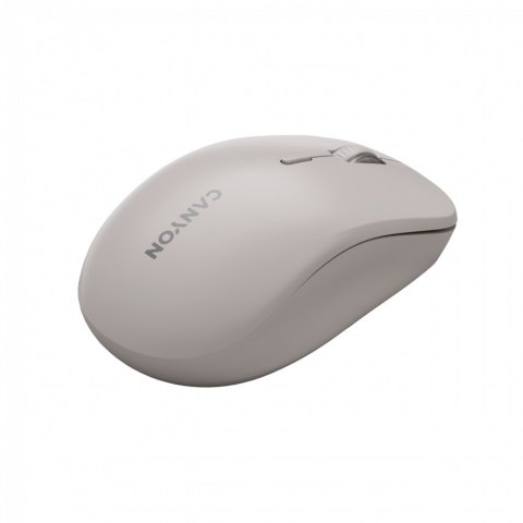 CANYON Mysz bezprzewodowa MW-12 Dwa Tryby Beżowa