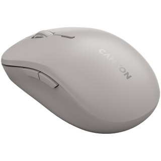 CANYON Mysz bezprzewodowa MW-12 Dwa Tryby Ciemno Szara