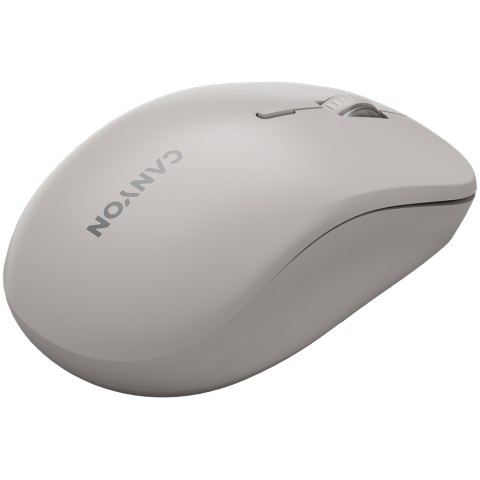 CANYON Mysz bezprzewodowa MW-12 Dwa Tryby Ciemno Szara