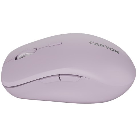 CANYON Mysz bezprzewodowa MW-12 Dwa Tryby Różowa