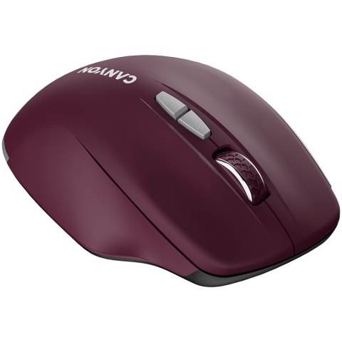 CANYON Mysz bezprzewodowa MW-21 BLU LED BT Czerwona