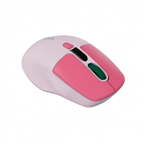 CANYON Mysz bezprzewodowa MW-26 LCD Cicha Dwa Tryby Różowa