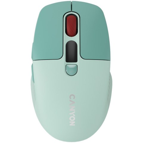 CANYON Mysz bezprzewodowa MW-26 LCD Cicha Dwa Tryby Zielona