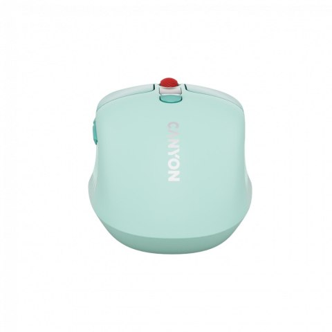 CANYON Mysz bezprzewodowa MW-26 LCD Cicha Dwa Tryby Zielona