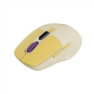 CANYON Mysz bezprzewodowa MW-26 LCD Cicha Dwa Tryby Żóta