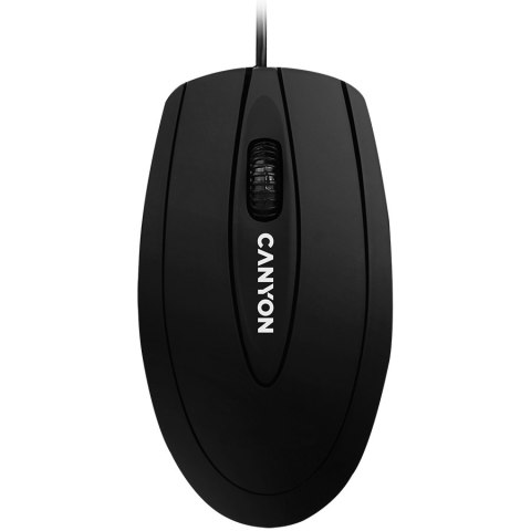 CANYON Mysz przewodowa CM-1 Czarna