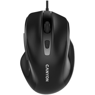 CANYON Mysz przewodowa M-6 Czarna