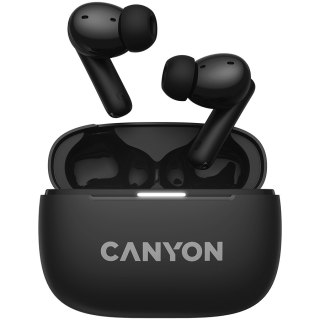 CANYON Słuchawki dokanałowe OnGo 10 ANC i ENC Czarne