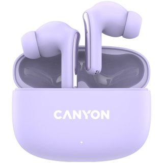 CANYON Słuchawki dokanałowe OnGo 9 Fioletowe